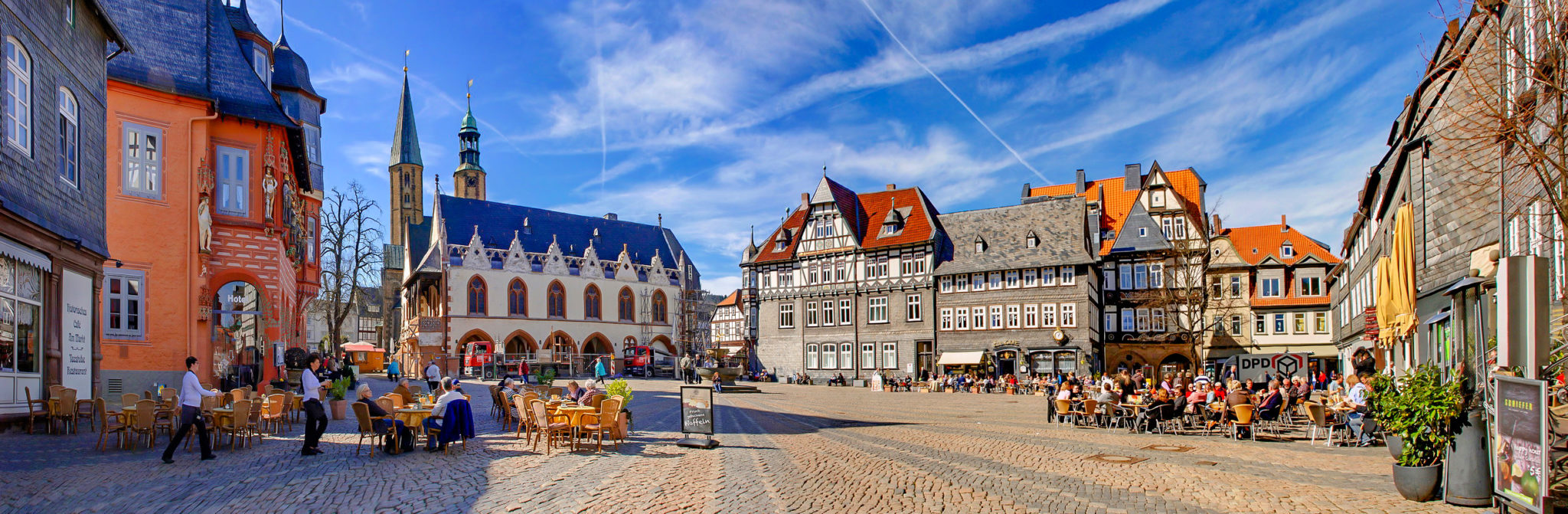Marktplatz in Goslar – UNESCO-Welterbe im Harz